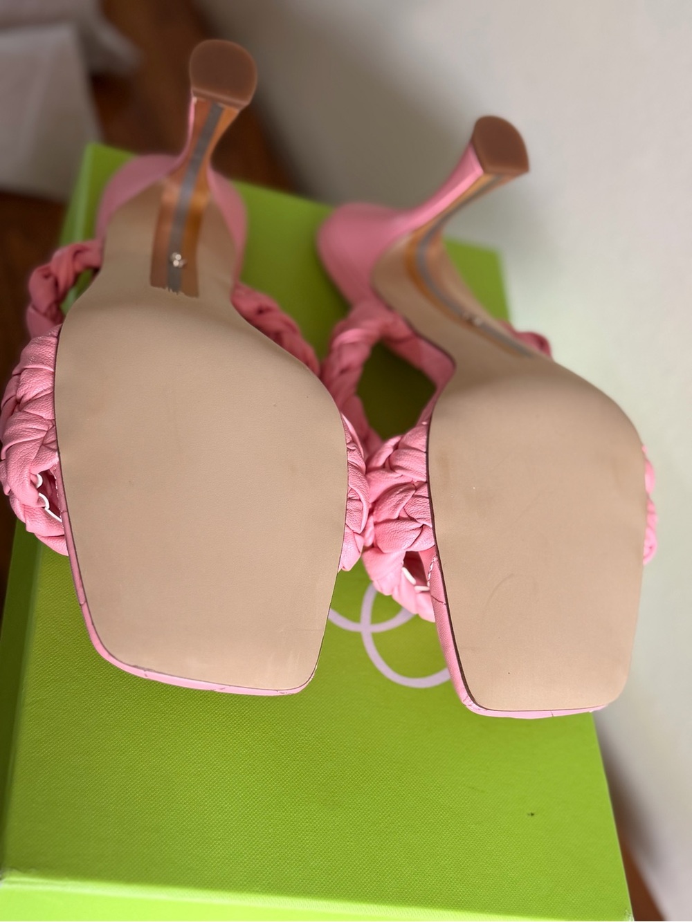 Sam Edelman Meghan Braided Mule Heels summer chic preppy coastal brunch NWT NIB - Picture 16 of 16